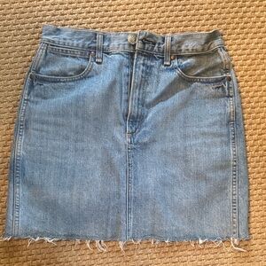 Classic Light Blue Denim Skirt